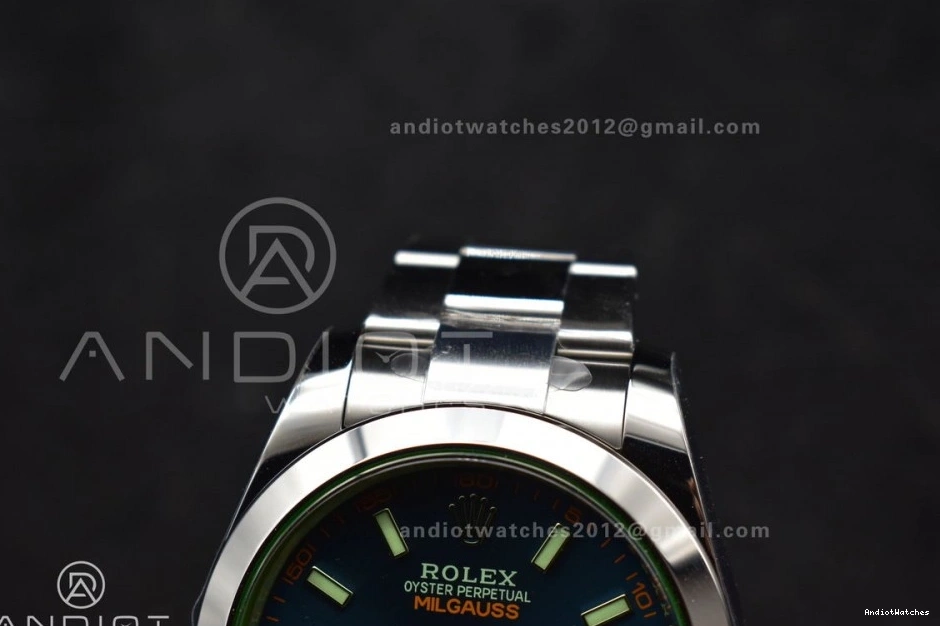 116400 SS Milgauss Steel 904L Edition Dial VS GV Best Bracelet Blue 1:1 on Youthful 909 VSF 0505